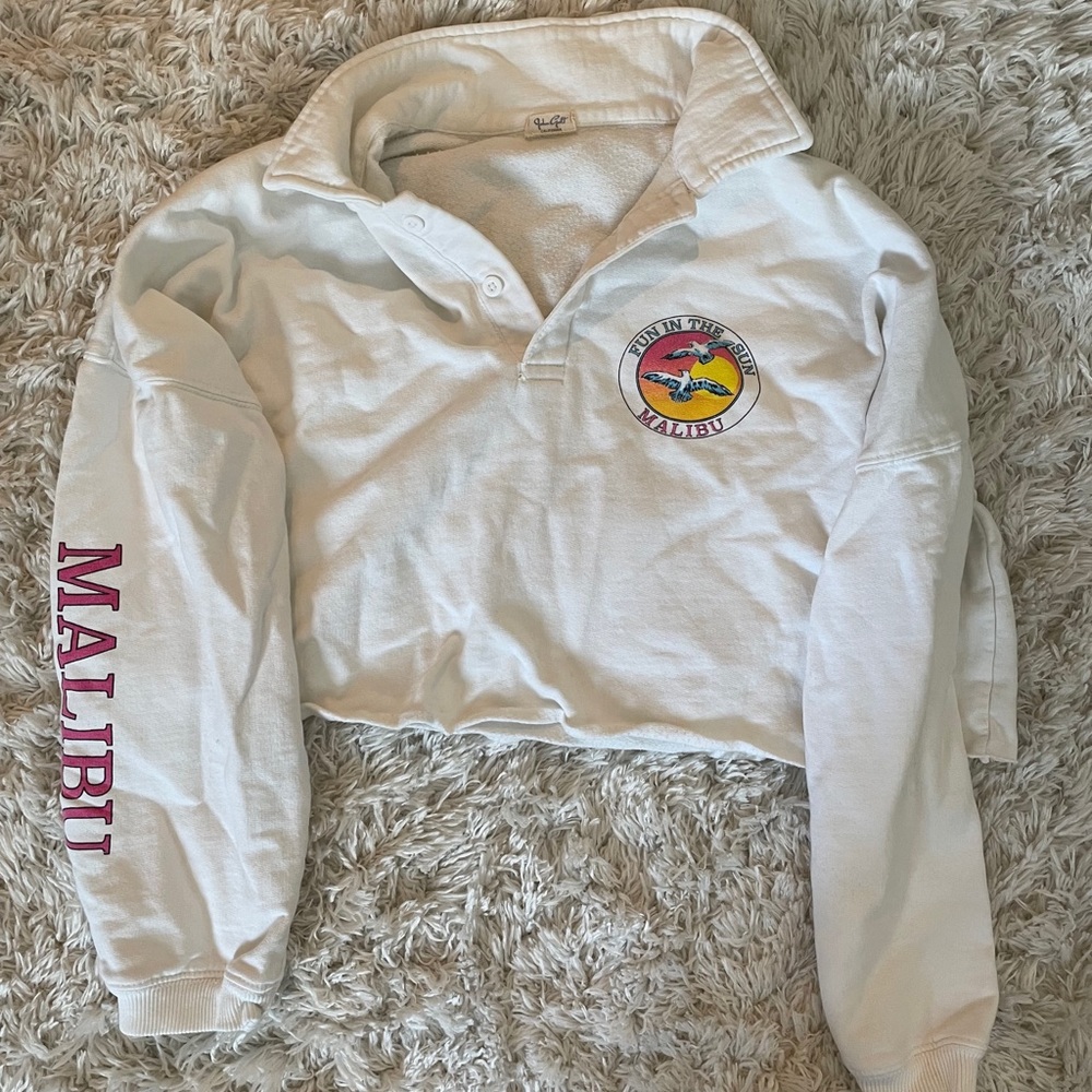 Brandy Melville cropped sweatshirt